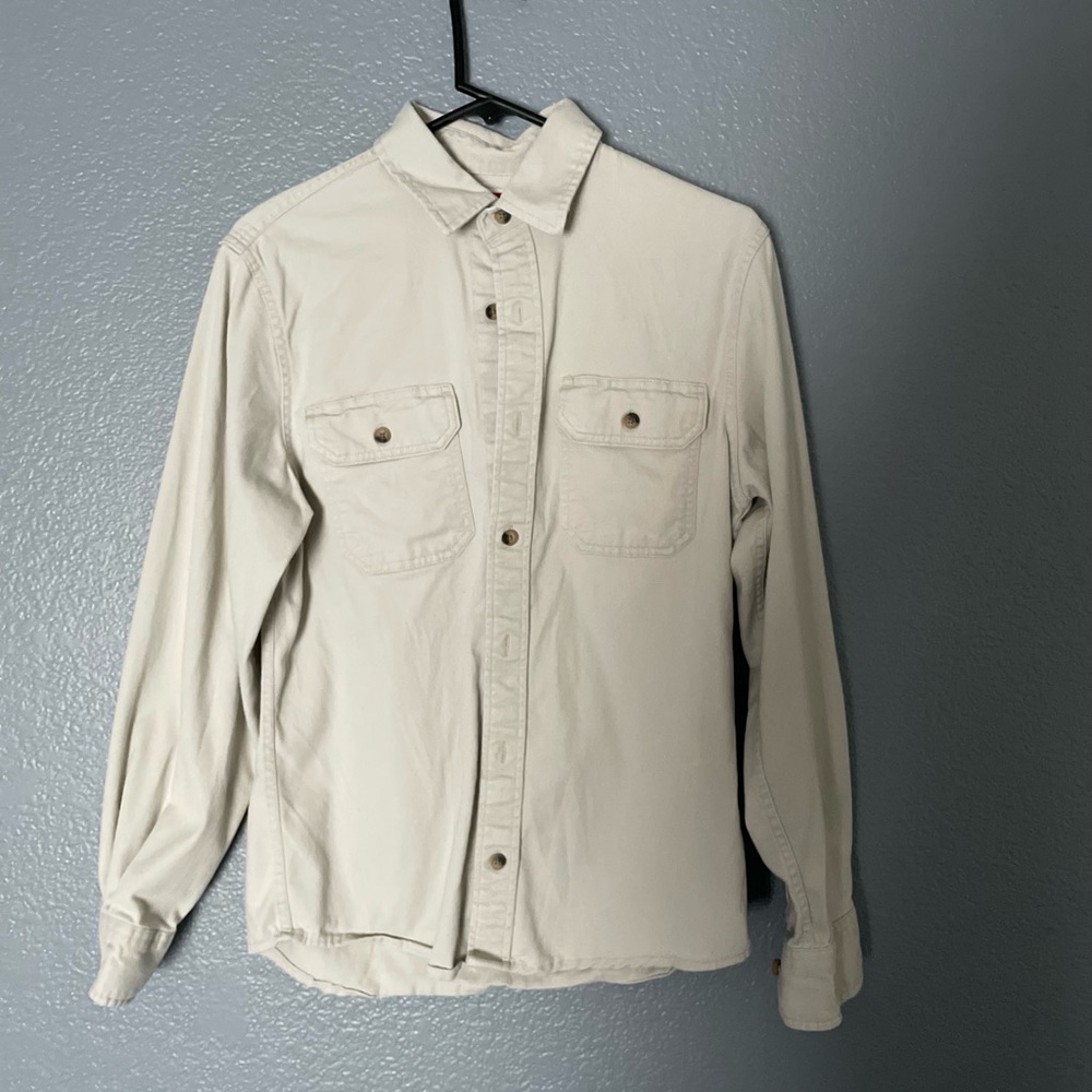 Cream Wrangler flannel